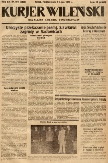 Kurjer Wileński : niezależny dziennik demokratyczny. 1935, nr 184