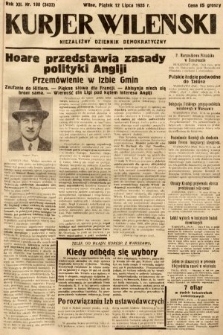 Kurjer Wileński : niezależny dziennik demokratyczny. 1935, nr 188