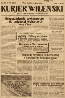 Kurjer Wileński : niezależny dziennik demokratyczny. 1935, nr 190