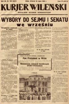 Kurjer Wileński : niezależny dziennik demokratyczny. 1935, nr 192