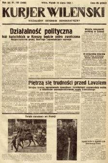 Kurjer Wileński : niezależny dziennik demokratyczny. 1935, nr 195