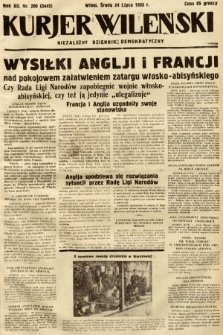 Kurjer Wileński : niezależny dziennik demokratyczny. 1935, nr 200