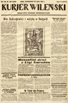 Kurjer Wileński : niezależny dziennik demokratyczny. 1935, nr 205
