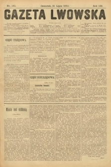 Gazeta Lwowska. 1910, nr 163