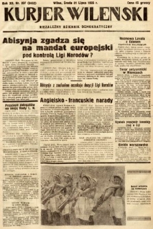 Kurjer Wileński : niezależny dziennik demokratyczny. 1935, nr 207