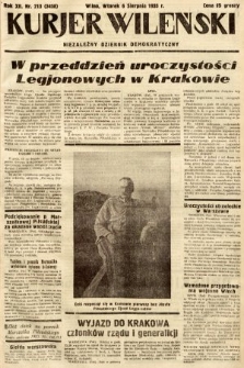 Kurjer Wileński : niezależny dziennik demokratyczny. 1935, nr 213