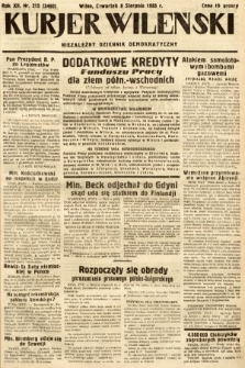Kurjer Wileński : niezależny dziennik demokratyczny. 1935, nr 215