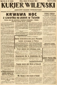 Kurjer Wileński : niezależny dziennik demokratyczny. 1935, nr 217