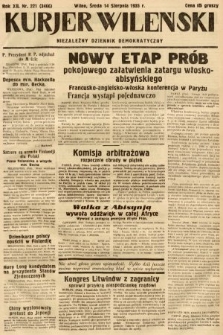 Kurjer Wileński : niezależny dziennik demokratyczny. 1935, nr 221