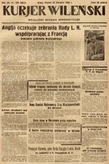 Kurjer Wileński : niezależny dziennik demokratyczny. 1935, nr 230