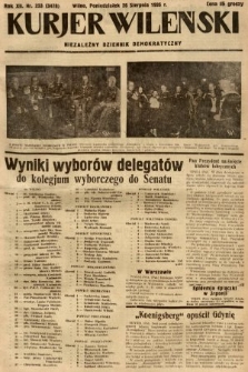 Kurjer Wileński : niezależny dziennik demokratyczny. 1935, nr 233