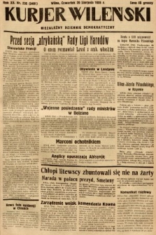 Kurjer Wileński : niezależny dziennik demokratyczny. 1935, nr 236