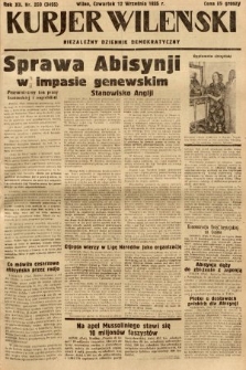 Kurjer Wileński : niezależny dziennik demokratyczny. 1935, nr 250