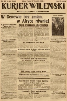 Kurjer Wileński : niezależny dziennik demokratyczny. 1935, nr 251
