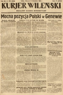 Kurjer Wileński : niezależny dziennik demokratyczny. 1935, nr 255