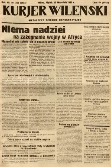 Kurjer Wileński : niezależny dziennik demokratyczny. 1935, nr 258