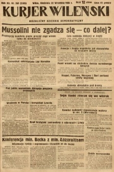 Kurjer Wileński : niezależny dziennik demokratyczny. 1935, nr 260