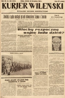 Kurjer Wileński : niezależny dziennik demokratyczny. 1935, nr 266