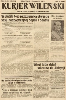 Kurjer Wileński : niezależny dziennik demokratyczny. 1935, nr 269