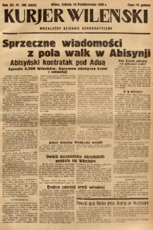 Kurjer Wileński : niezależny dziennik demokratyczny. 1935, nr 280