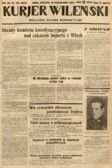 Kurjer Wileński : niezależny dziennik demokratyczny. 1935, nr 288