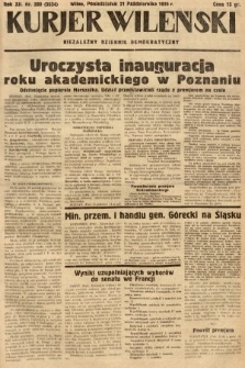 Kurjer Wileński : niezależny dziennik demokratyczny. 1935, nr 289