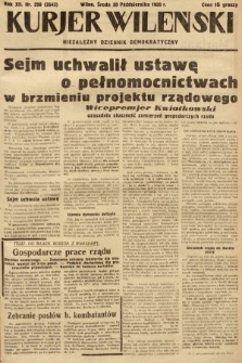 Kurjer Wileński : niezależny dziennik demokratyczny. 1935, nr 298