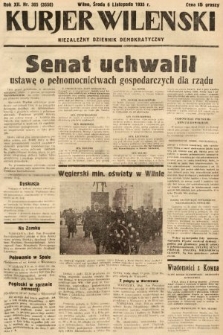 Kurjer Wileński : niezależny dziennik demokratyczny. 1935, nr 305