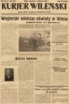 Kurjer Wileński : niezależny dziennik demokratyczny. 1935, nr 306