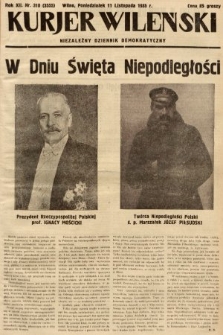 Kurjer Wileński : niezależny dziennik demokratyczny. 1935, nr 310