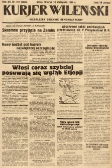 Kurjer Wileński : niezależny dziennik demokratyczny. 1935, nr 311