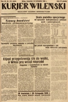 Kurjer Wileński : niezależny dziennik demokratyczny. 1935, nr 313