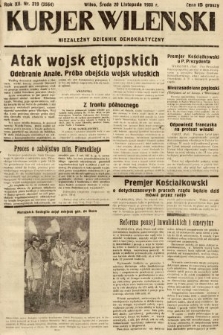 Kurjer Wileński : niezależny dziennik demokratyczny. 1935, nr 319