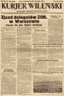 Kurjer Wileński : niezależny dziennik demokratyczny. 1935, nr 324