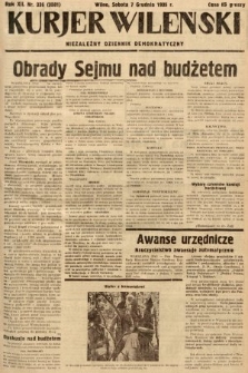 Kurjer Wileński : niezależny dziennik demokratyczny. 1935, nr 336
