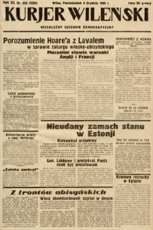 Kurjer Wileński : niezależny dziennik demokratyczny. 1935, nr 338