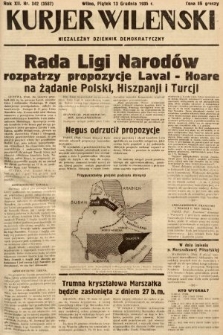 Kurjer Wileński : niezależny dziennik demokratyczny. 1935, nr 342
