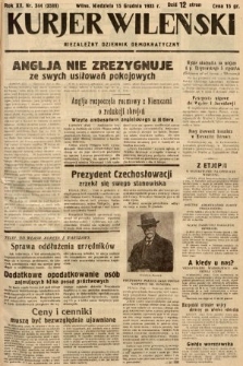 Kurjer Wileński : niezależny dziennik demokratyczny. 1935, nr 344