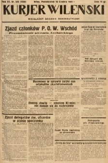 Kurjer Wileński : niezależny dziennik demokratyczny. 1935, nr 345