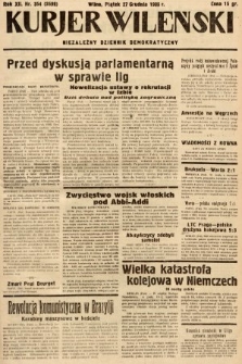 Kurjer Wileński : niezależny dziennik demokratyczny. 1935, nr 354