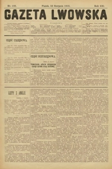 Gazeta Lwowska. 1910, nr 182