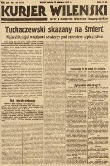 Kurjer Wileński wraz z Kurjerem Wileńsko-Nowogródzkim. 1937, nr 159