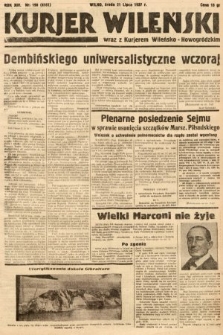 Kurjer Wileński wraz z Kurjerem Wileńsko-Nowogródzkim. 1937, nr 198
