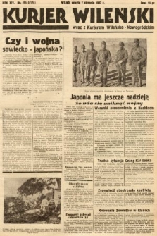 Kurjer Wileński wraz z Kurjerem Wileńsko-Nowogródzkim. 1937, nr 215