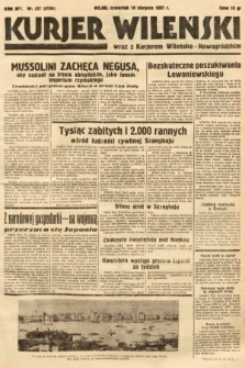 Kurjer Wileński wraz z Kurjerem Wileńsko-Nowogródzkim. 1937, nr 227