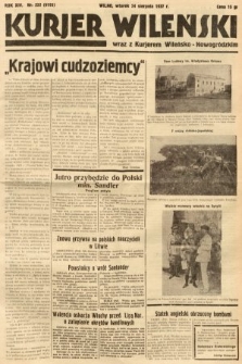 Kurjer Wileński wraz z Kurjerem Wileńsko-Nowogródzkim. 1937, nr 232