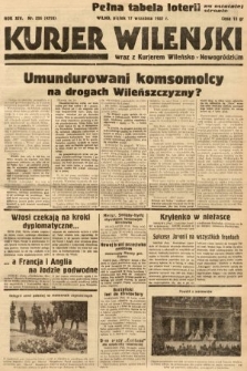 Kurjer Wileński wraz z Kurjerem Wileńsko-Nowogródzkim. 1937, nr 256