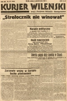 Kurjer Wileński wraz z Kurjerem Wileńsko-Nowogródzkim. 1937, nr 277