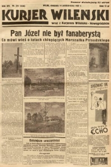 Kurjer Wileński wraz z Kurjerem Wileńsko-Nowogródzkim. 1937, nr 279