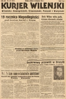 Kurjer Wileński, Wileńsko-Nowogródzki, Grodzieński, Poleski i Wołyński. 1937, nr 311